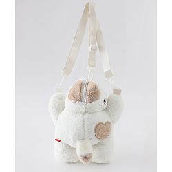 Babyhug Kitty Design Sling Bag Free Size -White