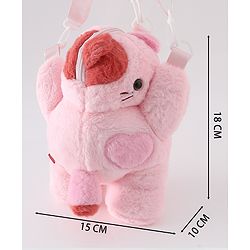 Babyhug Kitty Design Sling Bag Free Size -White