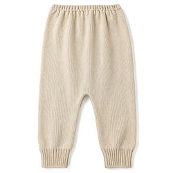 Babyhug Sweater Knitted Full Length Solid ColorPant - Ivory