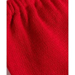 Babyhug Sweater Knit Full Length Solid Colour Lounge Pant - Red
