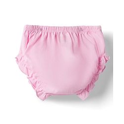 Babyhug Single Jersey Knit Half Sleeves Star Printed Frock With Bloomer - Pink