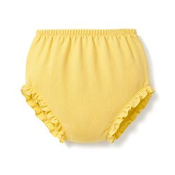 Babyhug Single Jersey Knit Half Sleeves Heart Printed Frock with Bloomer - Yellow