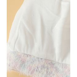 Babyhug Viscose Woollen Cap with Pom Pom Pink - Diameter 16.5 cm