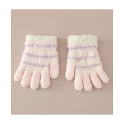 Babyhug Gloves with Striped - Pink
