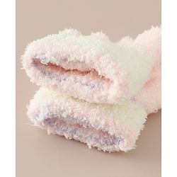 Babyhug Gloves with Striped - Pink