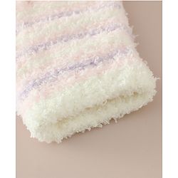 Babyhug Gloves with Striped - Pink