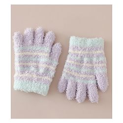 Babyhug Gloves with Striped - Pink