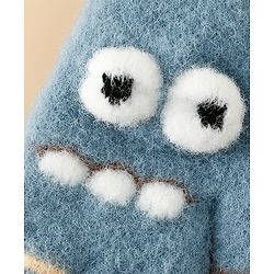 Babyhug Gloves with Applique - Brown