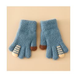 Babyhug Gloves with Applique - Brown