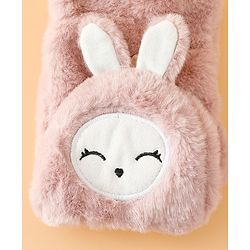 Babyhug Gloves with Rabbit Applique - Pink