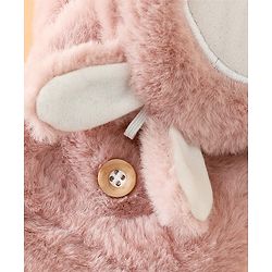 Babyhug Gloves with Rabbit Applique - Pink
