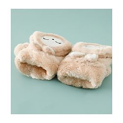 Babyhug Gloves with Rabbit Applique - Pink