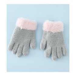 Babyhug Gloves with Pom Pom - Grey