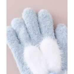 Babyhug Gloves with Pom Pom - Grey