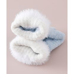 Babyhug Gloves with Pom Pom - Grey