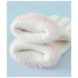 Babyhug Gloves with Pom Pom - Grey