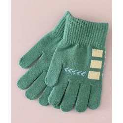 Babyhug Gloves with Box Design - Khaki