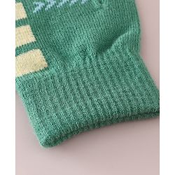 Babyhug Gloves with Box Design - Khaki
