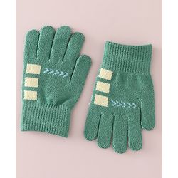 Babyhug Gloves with Box Design - Khaki