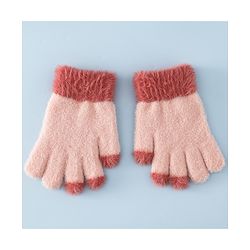 Babyhug Gloves With Bow Applique - PInk