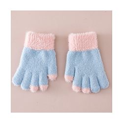 Babyhug Gloves With Bow Applique - PInk