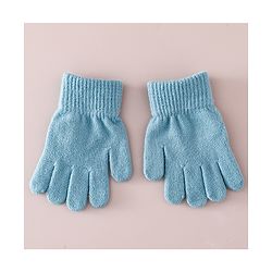 Babyhug Gloves With Football Applique - Blue
