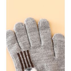 Babyhug Gloves With Football Applique - Blue