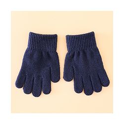 Babyhug Gloves With Football Applique - Blue