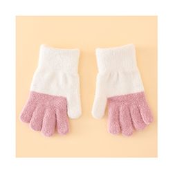 Babyhug Gloves With Cat Design - Pink