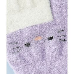 Babyhug Gloves With Cat Design - Pink