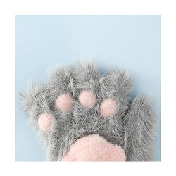 Babyhug Gloves With Paw Applique - Pink