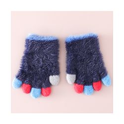 Babyhug Gloves with Cartoon Design - Purple