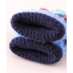 Babyhug Gloves with Cartoon Design - Purple