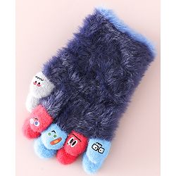Babyhug Gloves with Cartoon Design - Purple
