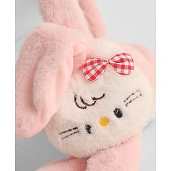Babyhug Ear Muffs With Cat Applique - Pink