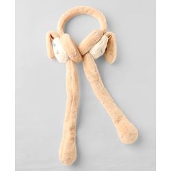 Babyhug Ear Muffs With Cat Applique - Pink