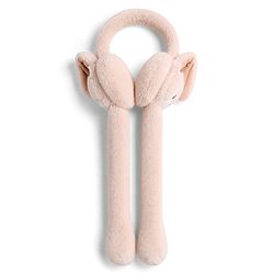 Babyhug Ear Muffs With Cat Applique in Beige