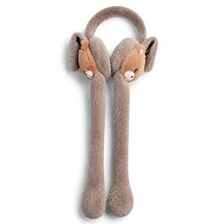 Babyhug Ear Muffs With Cat Applique in Beige