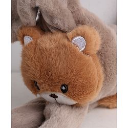 Babyhug Ear Muffs With Cat Applique in Beige