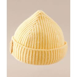Babyhug Woollen Cap with Bear Applique Yellow - Diameter 16 cm
