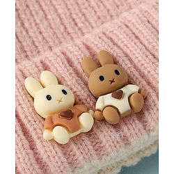 Babyhug Woollen Cap with beanie in Yellow - Diameter 16.5 cm