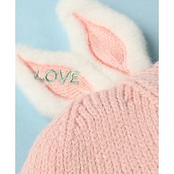 Babyhug Woollen Cap with beanie in Yellow - Diameter 16.5 cm