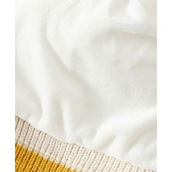 Babyhug Woollen Cap With Bear Applique in Beige - Diameter 15.5 cm