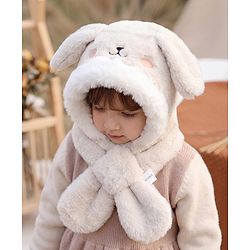 Babyhug Woollen Cap with Knot & Ear in Pink - Diameter 33 cm
