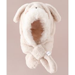 Babyhug Woollen Cap with Knot & Ear in Pink - Diameter 33 cm