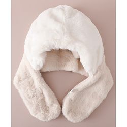 Babyhug Woollen Cap with Knot & Ear in Pink - Diameter 33 cm