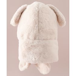 Babyhug Woollen Cap with Knot & Ear in Pink - Diameter 33 cm