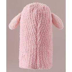 Babyhug Monkey Cap with Ear Applique Pink - Diameter 24 cm