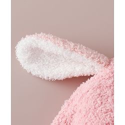 Babyhug Monkey Cap with Ear Applique Pink - Diameter 24 cm