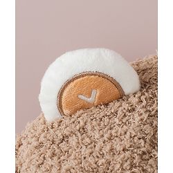 Babyhug Monkey Cap with Ear Applique Pink - Diameter 24 cm